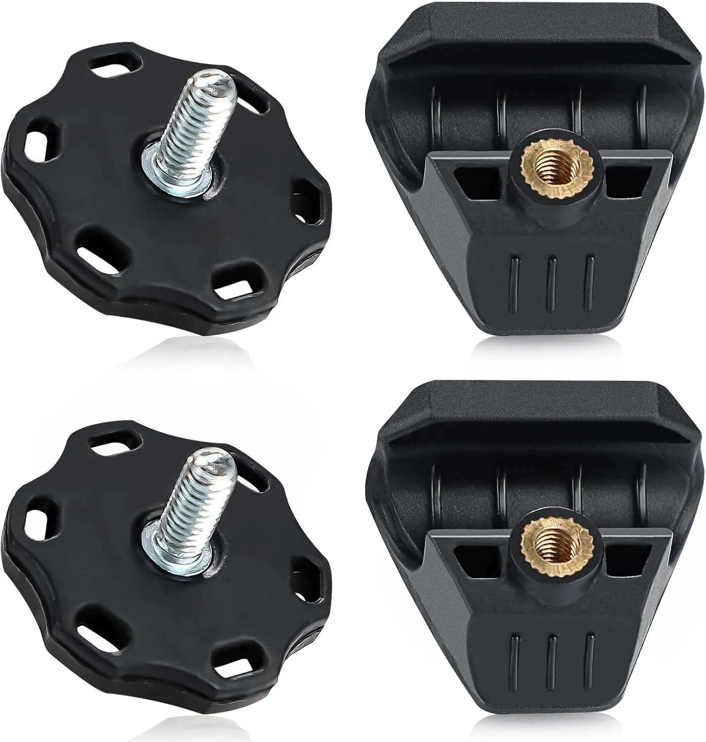 2PCS Football Helmet Clips, Football Visor Clips Helmet Screws Football Helmet Accessories for Football Helmet Chinstrap Stabilization System