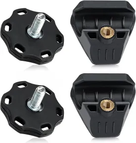 2PCS Football Helmet Clips, Football Visor Clips Helmet Screws Football Helmet Accessories for Football Helmet Chinstrap Stabilization System