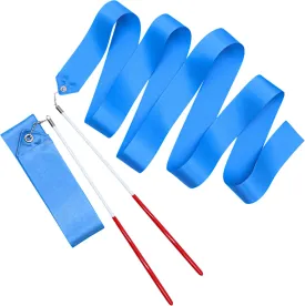 2pcs Rhythmic Dance Ribbons with Wands, 78.7 Inch Rhythmic Gymnastics Ribbon Dancer Wand Twirling Dancing Ribbon Streamers, Fits Artistic Dancing Gymnastics Training