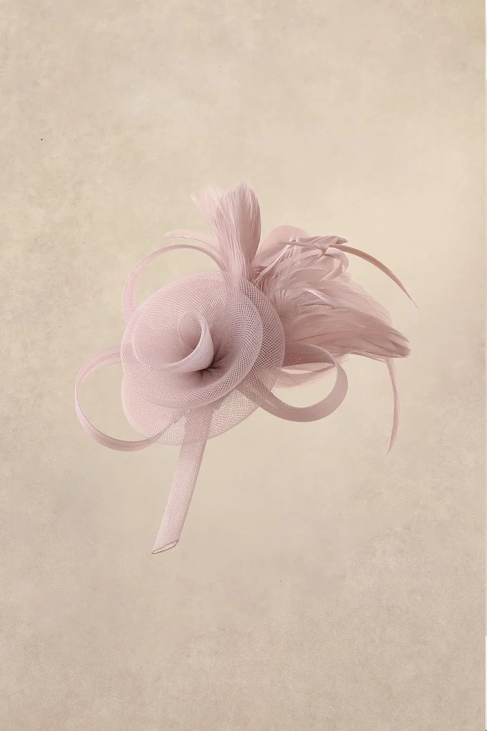 BABEYOND Fascinators Hats for Women - Tea Party Hats Kentucky Elegant Tulle Mesh Feather Bridal Wedding Headband Hair Clip