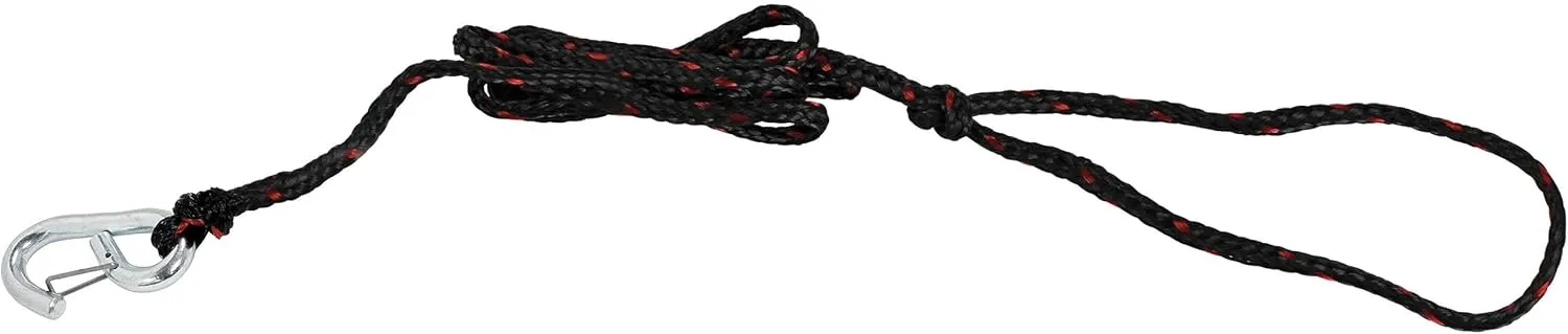 Extreme Max 3006.6803 PWC 9' Dock Line with Zinc-Plated Snap Hook - Value 2-Pack