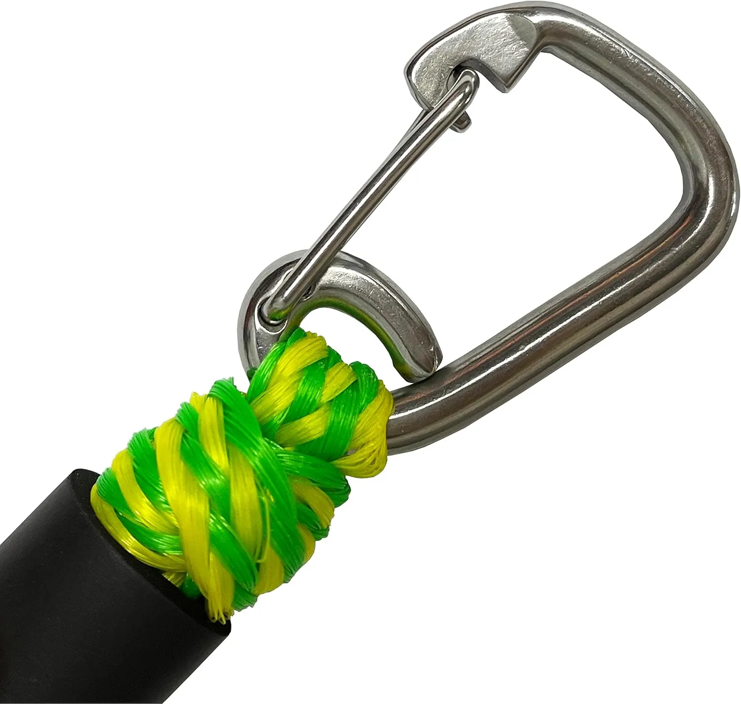 Green-Yellow Bungee Dock Lines 2-Pack with Double Hooks & Floating Tubes  High-Visibility Boat Ropes for Jet Ski, Pontoon, Kayak  4ft to 5.5ft, 316 Stainless Steel, Shock Absorbing