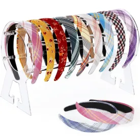 Headband Holder - Clear Acrylic Organizer and Display Stand for Women and Girls
