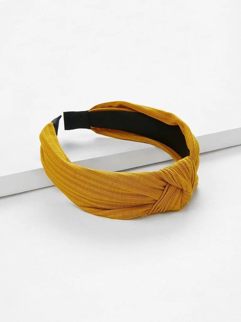 Knot Design Wide Headband