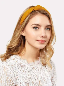 Knot Design Wide Headband