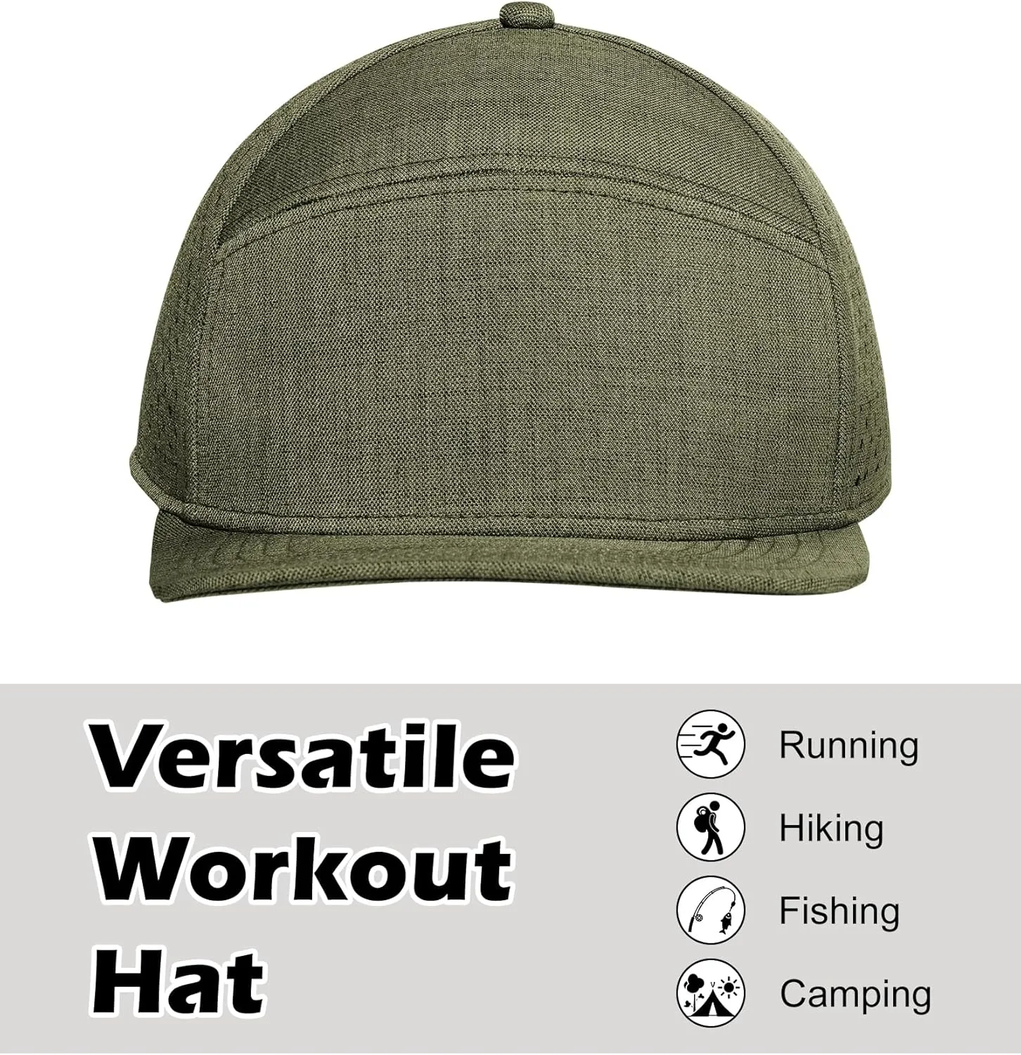 LiuSuper XXL Snapback Hats for Men, Flat Brim Hats for Men, Adjustable Mesh Trucker Hat for Women Big Head