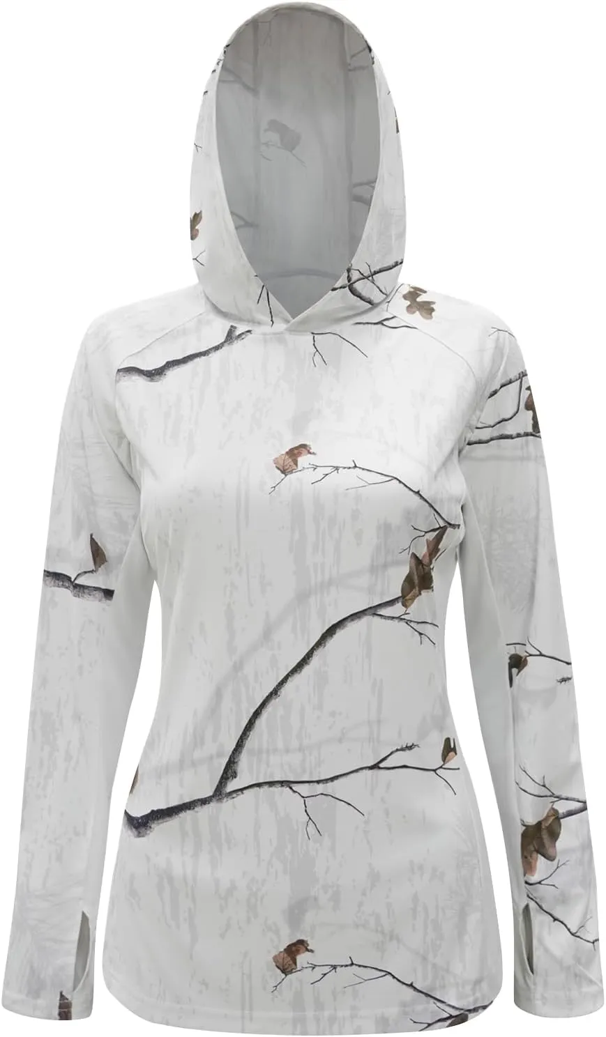 LOOGU Women's UPF 50  Sun Protection Hoodies Shirts Long Sleeve Lightweight Quick Dry UV Fishing Hking Outdoor
