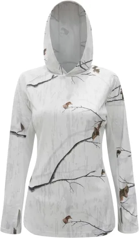 LOOGU Women's UPF 50  Sun Protection Hoodies Shirts Long Sleeve Lightweight Quick Dry UV Fishing Hking Outdoor