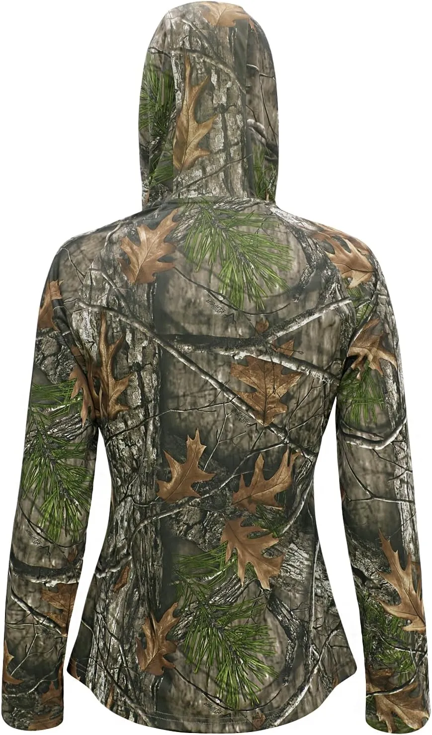 LOOGU Women's UPF 50  Sun Protection Hoodies Shirts Long Sleeve Lightweight Quick Dry UV Fishing Hking Outdoor