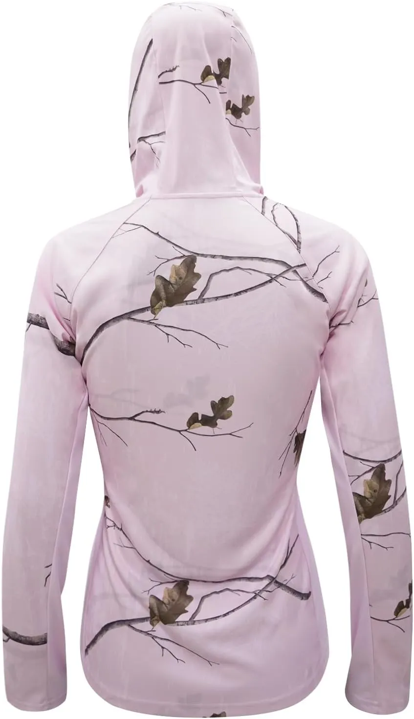 LOOGU Women's UPF 50  Sun Protection Hoodies Shirts Long Sleeve Lightweight Quick Dry UV Fishing Hking Outdoor