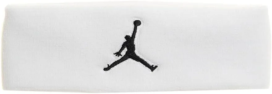 NIKE AIR JORDAN 3-D Jordan Headband, One Size, White