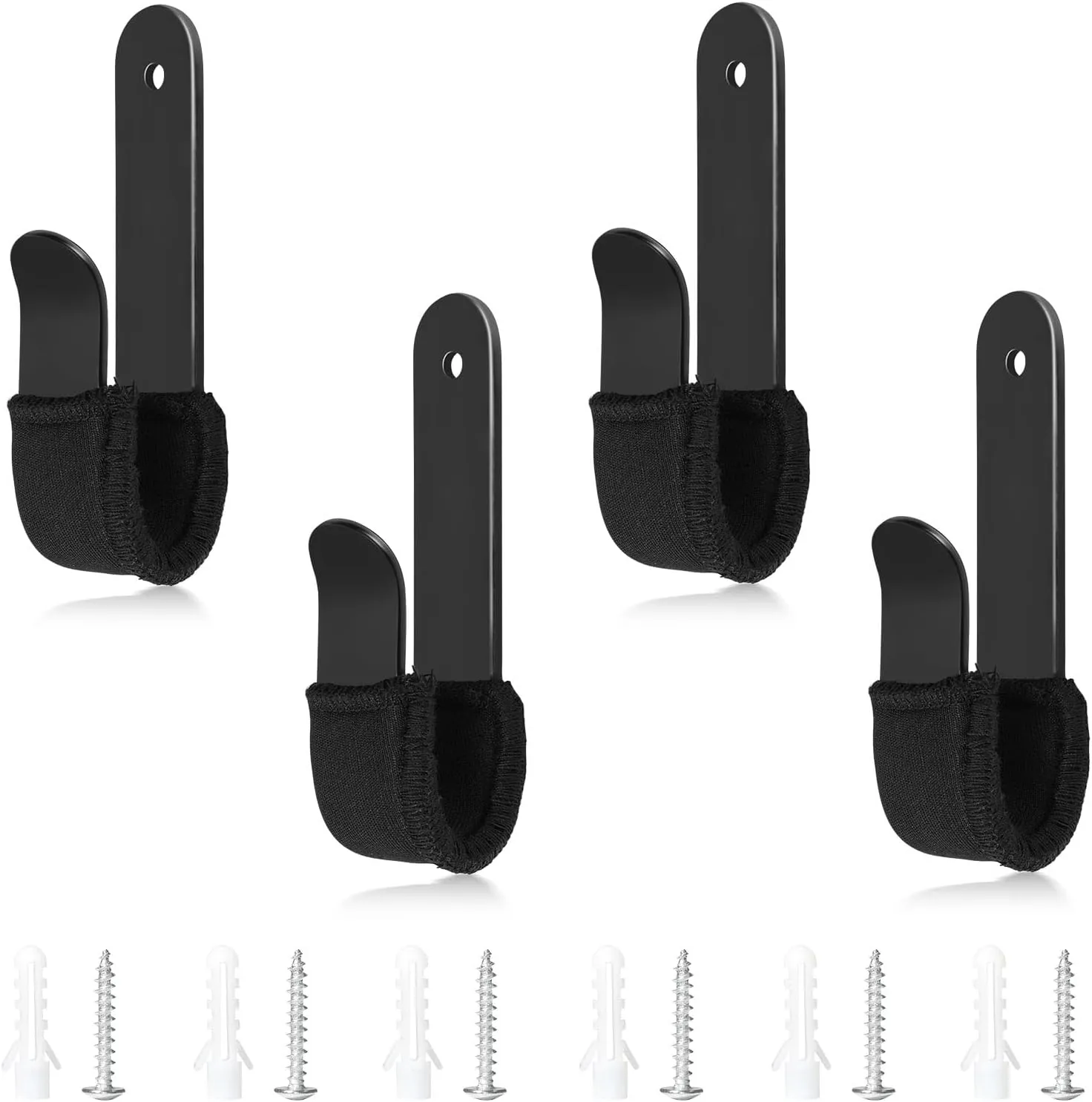 Snowboard Wall Mount Clips, Neoprene Diving Materia Buffer Protection,Horizontal Skateboard Wall Mount,Snowboard Display Stand for Room, Garage