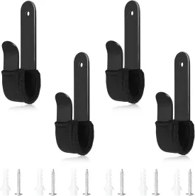 Snowboard Wall Mount Clips, Neoprene Diving Materia Buffer Protection,Horizontal Skateboard Wall Mount,Snowboard Display Stand for Room, Garage