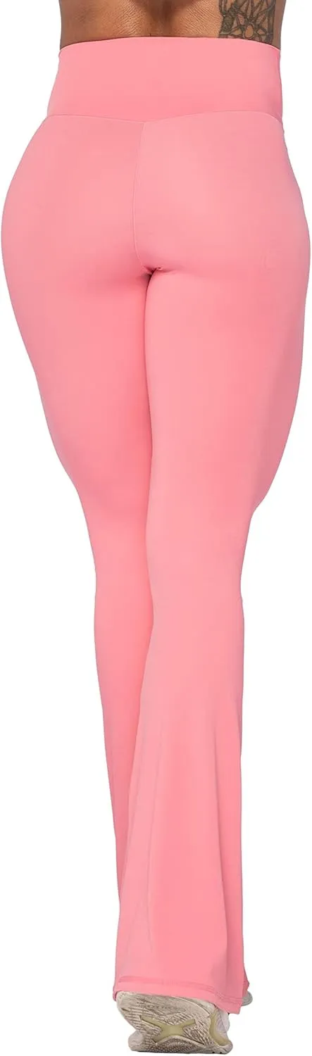 Sunzel Flare Leggings, Crossover Yoga Pants with Tummy Control, High-Waisted and Wide Leg