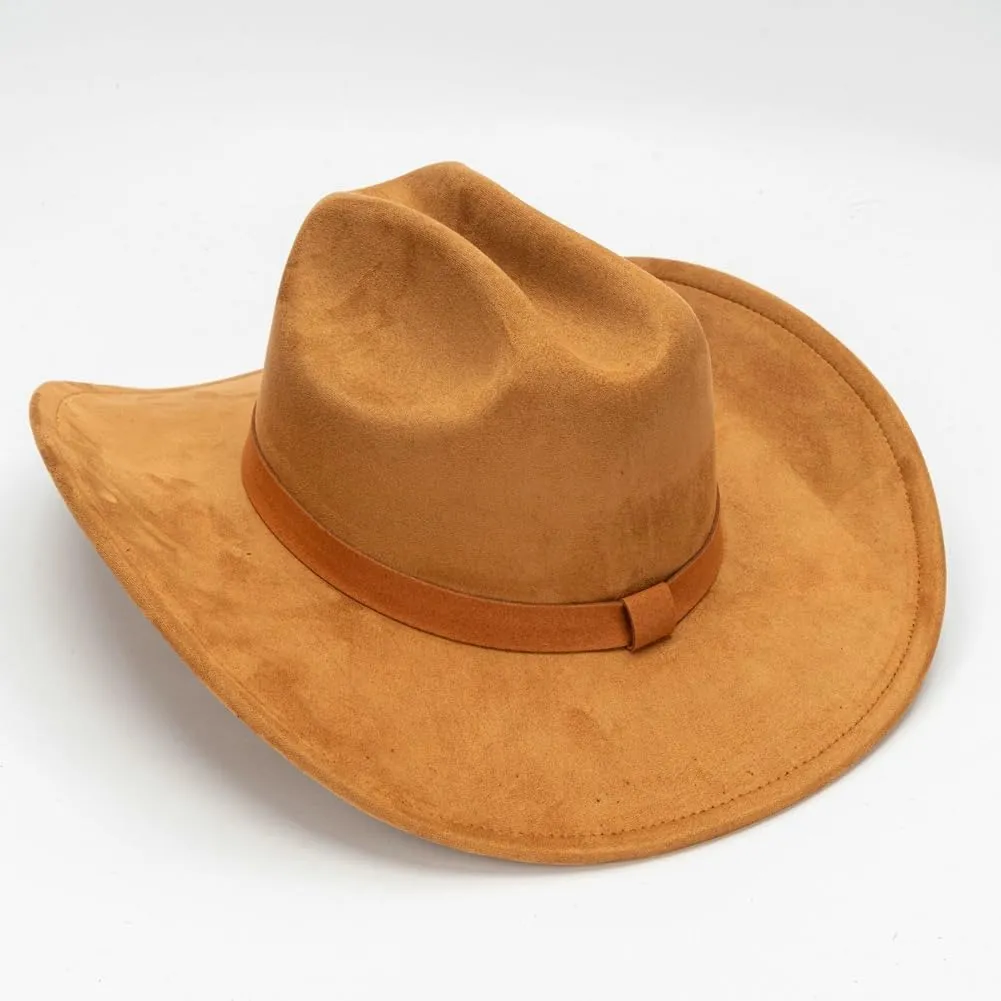 Wide Brim Suede Fedora Hats Unisex Classic Panama Hat Solid Retro Fedora for Men 2025